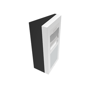 Surface installation – Wedge Backplate – 2 modules