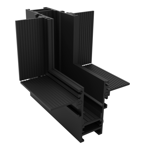 Vertical Corner with black painted ﬁnish