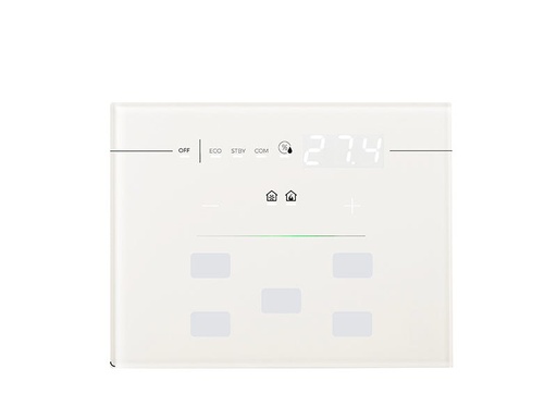 Custom Glass - Residential Display - Line Series - RGB - 3 Modules – White