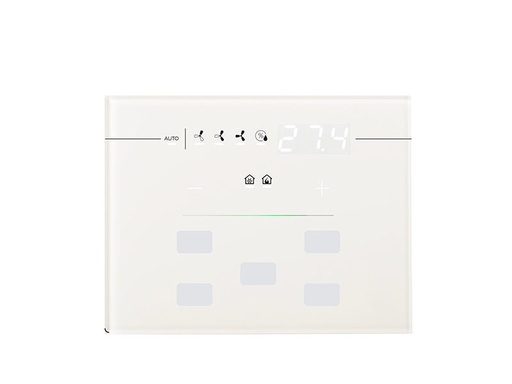 Custom Glass - Hotel Display - Line Series - RGB - 3 Modules – White