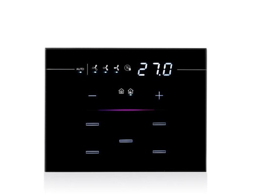 Glass - Hotel Display - Line Series - RGB - 3 Modules – Black