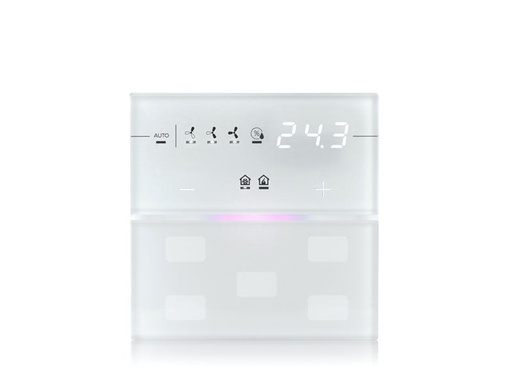 Custom Double Glass - Hotel Display - White