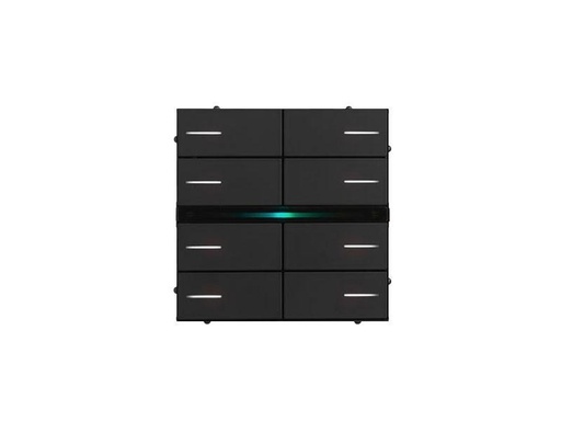 KNX Touch Sensor LITE 8-fold – black
