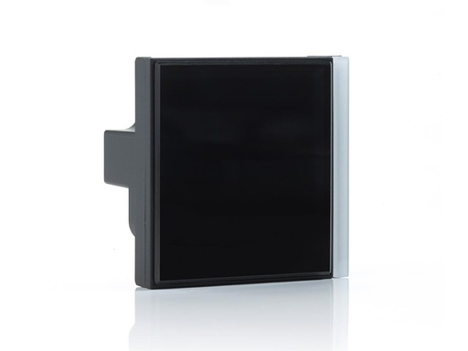 KNX push sensor 4-way, with thermostat – black