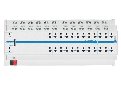 KNX switching actuator plus 24x, SD card