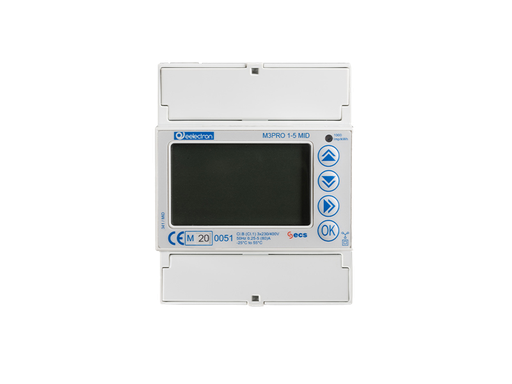 Energy Meter 3-phase, converter, 5 A and 1 A