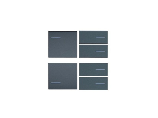 Keypad Set 2x left, 4x right – Fenix Grey 0724