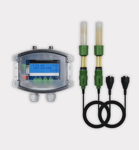 SK80-WAQ - KNX Water Quality Controller for pH and ORP, Without Probes