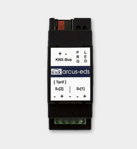 KNX-IMPZ2-REG - KNX S0 Pulse Counter, 2 Channels, DIN Rail