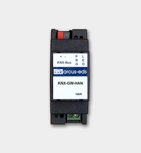 KNX-GW-HAN-MBUS-REG - KNX Gateway for Smart Meter HAN Port, DIN Rail