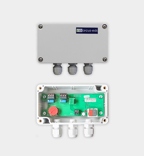 SK08-AN2 - KNX Analog Input Module, 2 x 0-10 V, Surface Mount, IP54/65