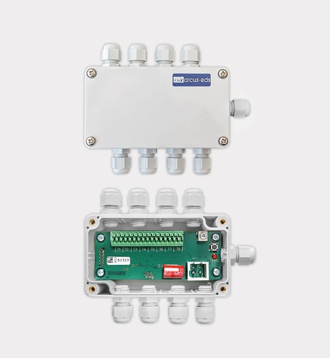 SK08-T8-PT1000 - KNX 8-Channel PT1000 Temperature Measuring and Control Unit, IP54/65