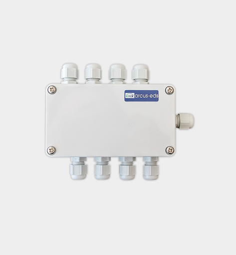 SK08-T8-PT100 - KNX 8-Channel PT100 Temperature Measuring and Control Unit, IP54/65