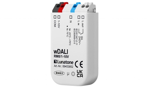 DALI RM8 0-10V – Converter with 8A Relay