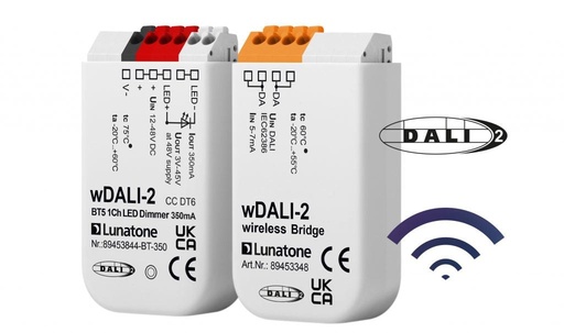 WDALI-2 BT5 1Ch LED Dimmer 350mA CC DT6