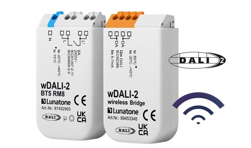 WDALI-2 BT5 RM8 – Wireless Relay Module 8A