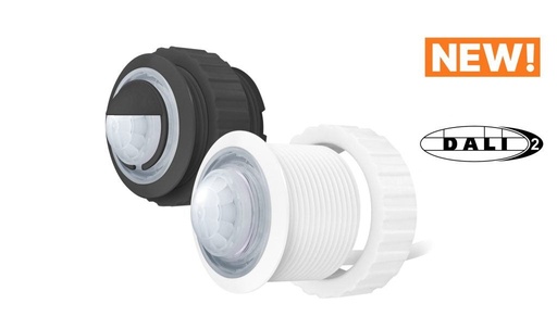 DALI-2 CS Mini GW – Presence & Light Sensor, Threaded Mount
