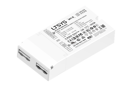 DALI-2 + 0/1-10V Tunable White CC LED Driver 65W 500-1800mA, NFC, UL