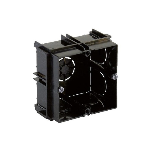 Universal wall-mount box for solid walls, 65 x 65 x 40 mm