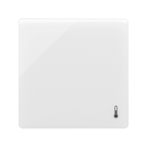 Wall mounted temperature probe, GLASS white