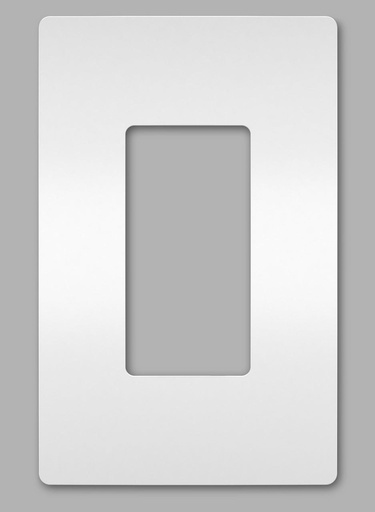 Radiant screw less wall plate