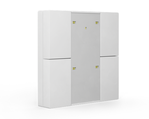 KNX Push Button Plus 55 4 gang, White matt finish